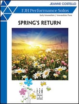 Spring's Return piano sheet music cover